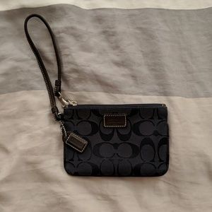 Coach | Blue Wristlet Wallet